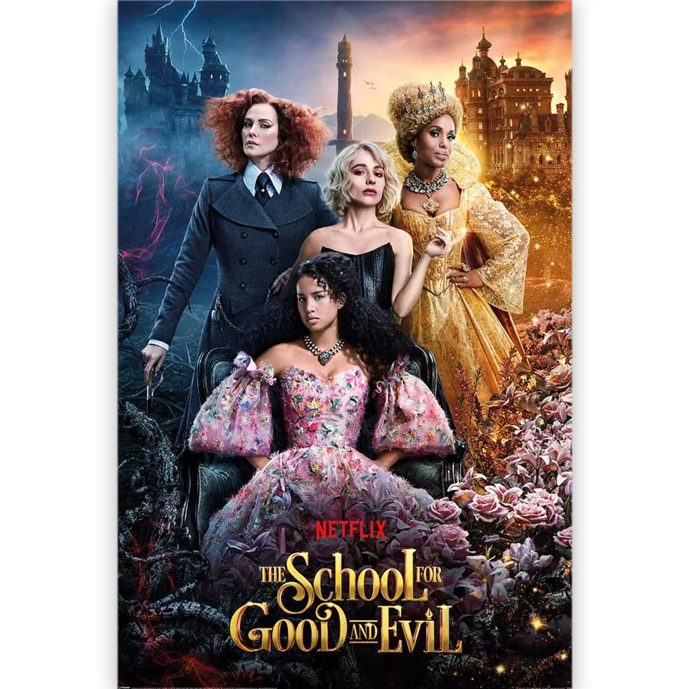 THE SCHOOL FOR GOOD AND EVIL スクールフォーグッドアンドイービル - Two Worlds / ポスター - PGS